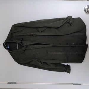 Pennington green button up 18